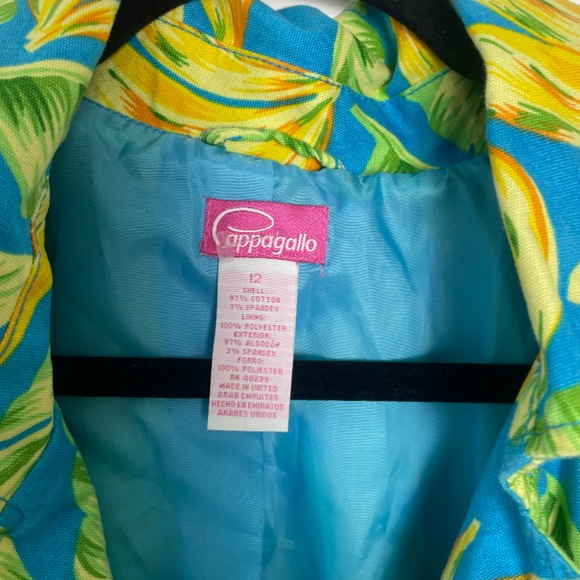 Banana Fruit Trench Coat Hipster Boho Beach Bohemian Artsy Snack Hippie Jacket - Picture 4 of 5